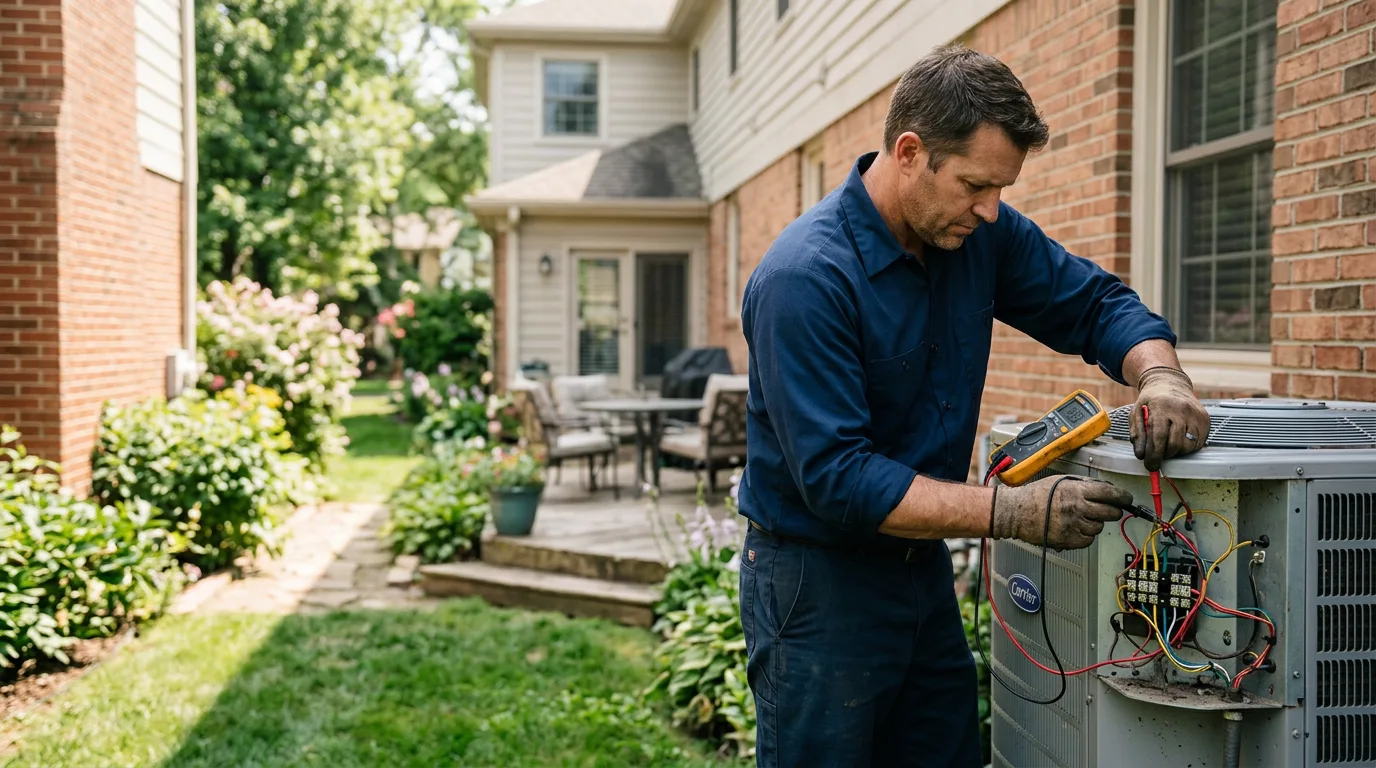 HVAC technician working near Manchester, WA